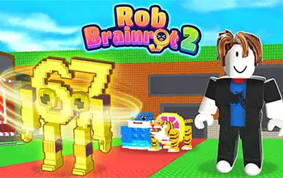 Rob Brainrot 2: Meme Empire Tycoon Game